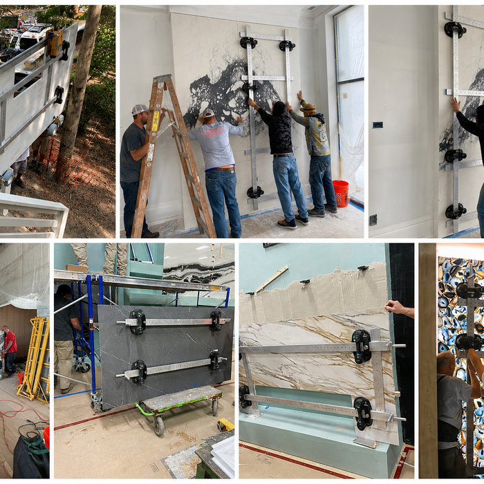 What Is the G-Rail System and How Does It Improve Panel Handling in Stone Installation?