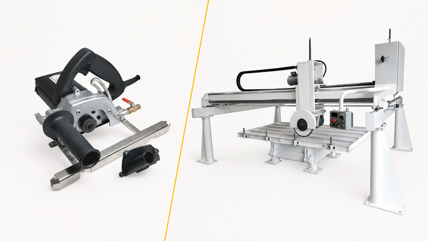 Alpha 5” ESC-125 vs Bridge Saws: When Does a Handheld System Make More Sense?