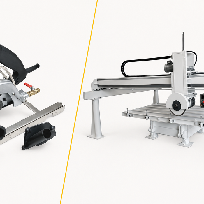 Alpha 5” ESC-125 vs Bridge Saws: When Does a Handheld System Make More Sense?
