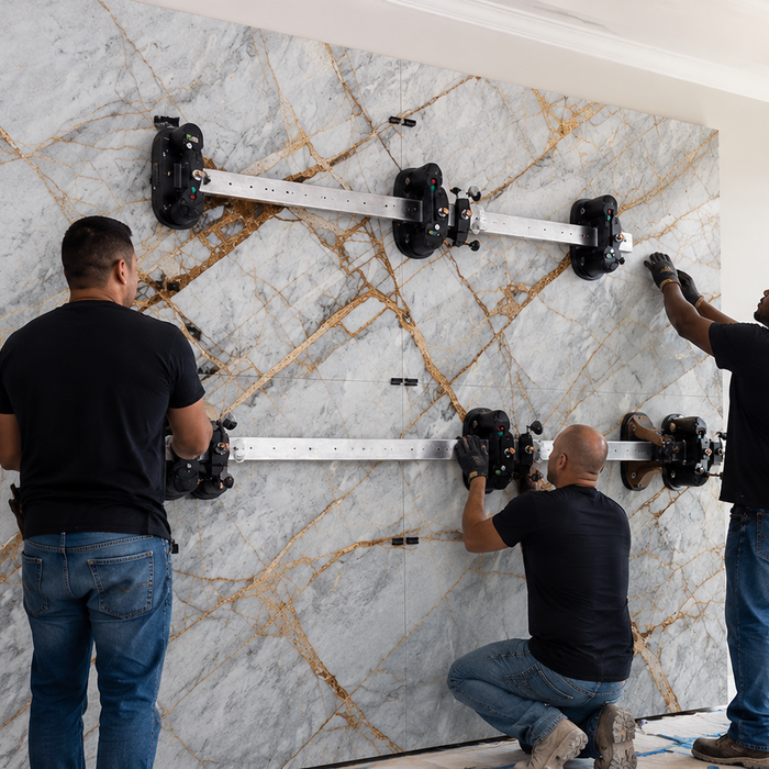 How the G-Rail System Improves Mitering and Seam Setting for Stone Installations