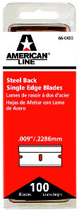 Razor Blade .009 - 100/per pack