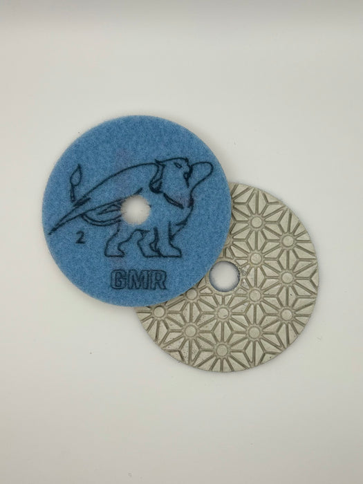 Almohadillas GMR de 3 pasos de 4"