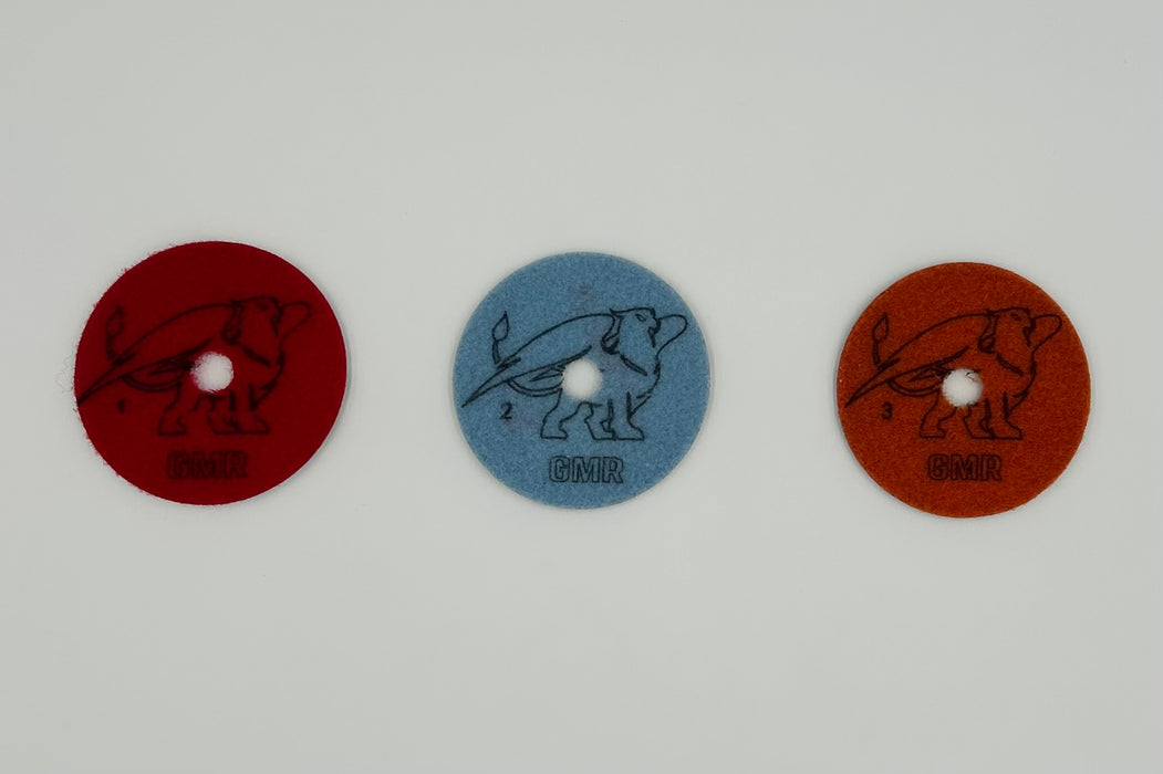 Almohadillas GMR de 3 pasos de 4"