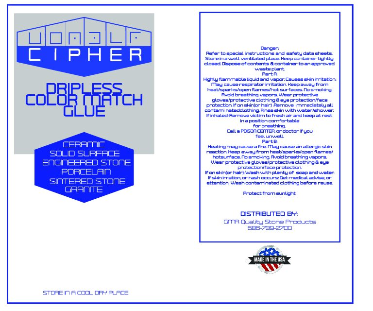 Royal Bond CIPHER Color Match Adhesive 250ml - Alabaster