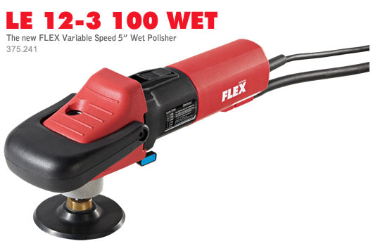 Flex LW 12-3 100  5" Variable Speed Wet Polisher