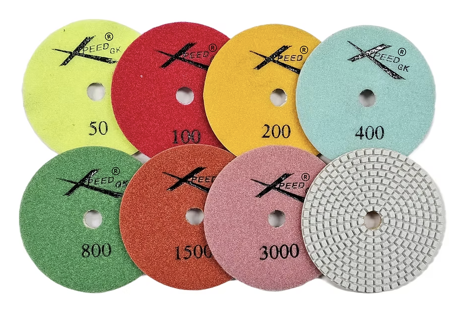 Xpeed 5" 7-Step White Resin Polishing Pad