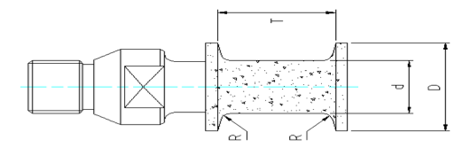 T 30mm - R3 1/2 Gas High Speed Profiler