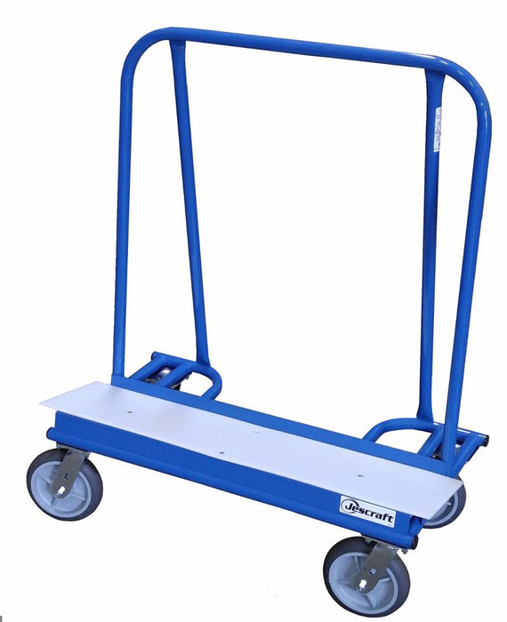 Blue Drywall Cart w/4 Swivel Wheels