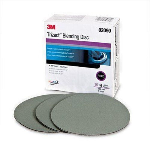 3M 6" Trizact Hookit Disc 1000# Per Disc