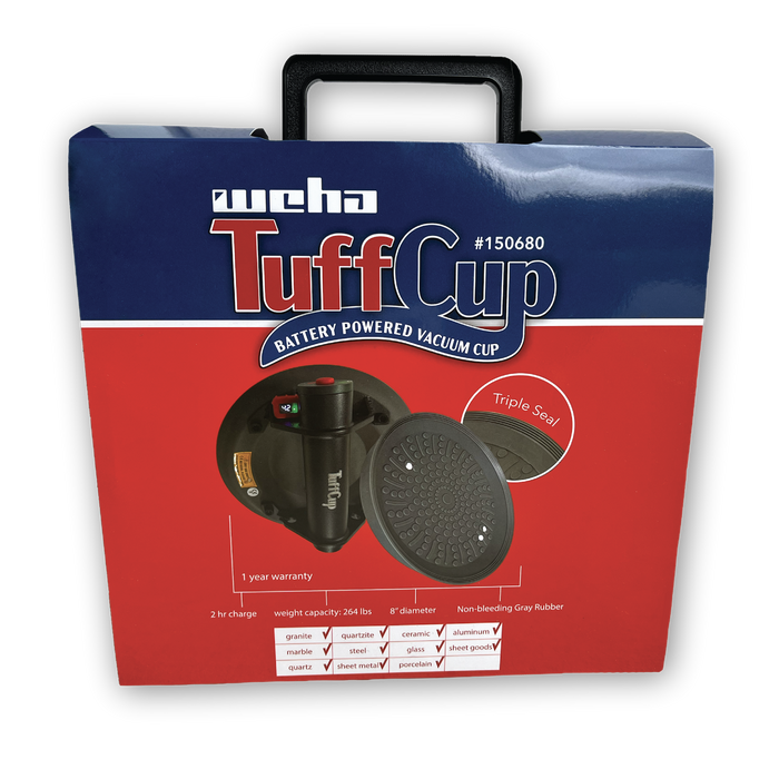 Weha 8" TuffCup Battery Powered Vacuum cup